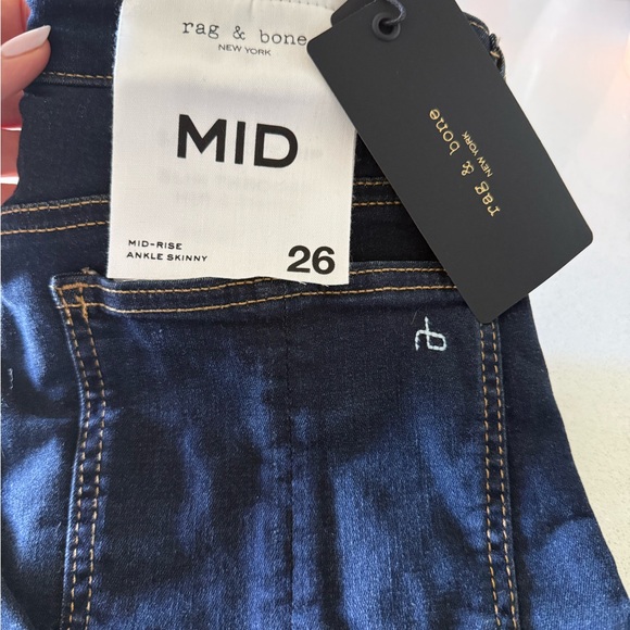 Rag & Bone Dark Blue Denim Jeans - Picture 7 of 10